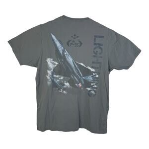 F-35 Lightning II Lockheed Martin Jet Fighter Aircraft Size Large Tee Shirt